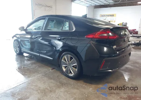 2017 Hyundai Ioniq Hybrid Limited из США, поврежденный, VIN KMHC05LC6HU026635